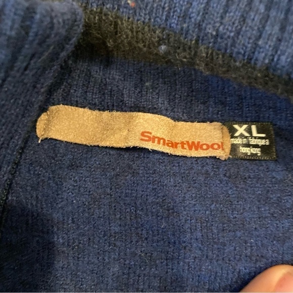 Smartwool mens blue sweater XL - Picture 7 of 7
